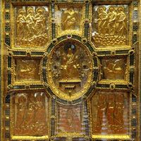 Sant'Ambrogio golden altar, front, center panel