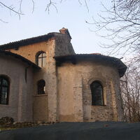 Castelseprio, Sta. Maria foris Portas, apse exterior from the southeast