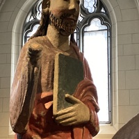 Palmesel, now in Zurich, 11th c., detail of Jesus