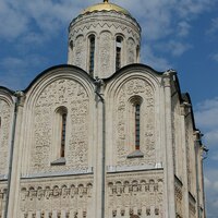 Cathedral of St. Dmitrii, exterior, relief sculpture