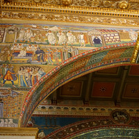 Church of Santa Maria Maggiore, triumphal arch, left