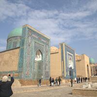 Shah-i Zinda, with Anonymous Mausoleum at left