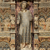 Church of Sant Llorenç, retable of St. Lawrence, detail