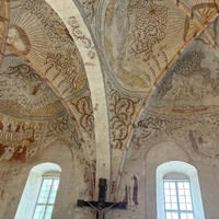 Ingå (Inkoo) church, New Testament paintings in sanctuary vaults