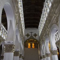 Congregational synagogue of Toledo, interior view