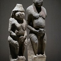 Museum für Vor- und Frühgeschichte, Cuman stone figures