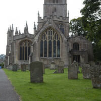 Northleach parish church facade