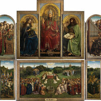 Ghent Altarpiece, open