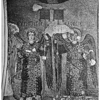 Nicaea, Koimesis Church, left side of bema arch, archangels