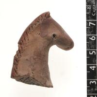 Terra-cotta horse figurine fragment from Qasr Ibrim, sixth or seventh century