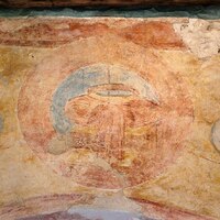 Castelseprio, Sta. Maria foris Portas, chancel arch with Hetoimasia