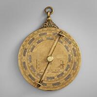 Multilingual astrolabe from Spain (AKM611), back