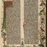 London, British Library, Gutenberg Bible on paper, vol. 1, fol. 1r