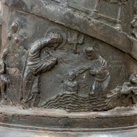 Bernward Column, Baptism