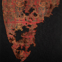 Early Islamicate textile with Sasanian ruler