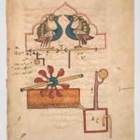 al-Jazari's water clock with peacocks, 1315 copy