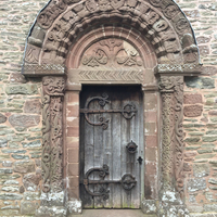 Kilpeck parish church, south portal