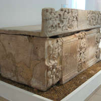 Julia Latronilla sarcophagus, side, 330s