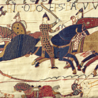 Bayeux Embroidery, Odo rallies Wiliam's troops