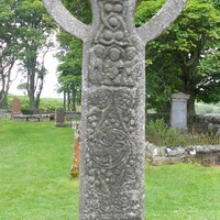 Kildalton Cross, east face, bottom half