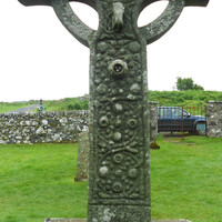 Kildalton Cross, west face, bottom half