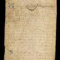 Wellcome MS.632, birthing girdle, recto, wound of Christ