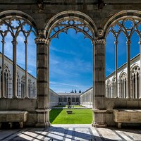 Pisa, Campo Santo cemetery, begun 1277