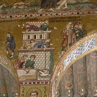 Cappella Palatina, nave mosaics, tower of Babel