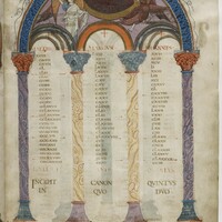 Paris, Bibliothèque nationale de France, fol. 10r, canon table