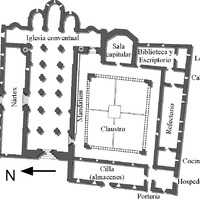 Monastery of Santo Domingo de Silos, plan