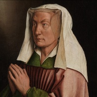 Ghent Altarpiece, detail of Elisabeth Borluut