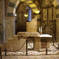 Aachen, Palace chapel, throne of Charlemagne