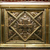 Sant'Ambrogio golden altar, right side