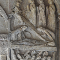 Monastery of Santo Domingo de Silos, Entombment relief