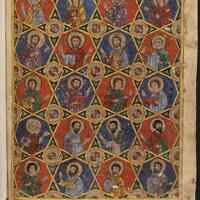 Vat.sir.559, fol. 93v, Forty Martyrs of Sebaste (half of two-page spread)