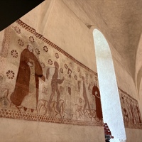 Ingå (Inkoo) church, north wall with Dance of Death