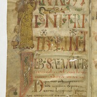 Paris, Bibliothèque nationale, MS lat. 12048, fol. 1v, Mary/Ecclesia