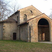 Castelseprio, Sta. Maria foris Portas, exterior from the west