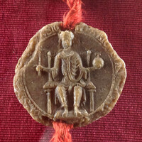 Bari, Museo Nicolaiano, wax Seal of Frederick II