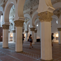 Congregational synagogue of Toledo, interior view