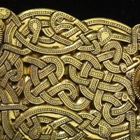 British Museum, Sutton Hoo belt buckle details