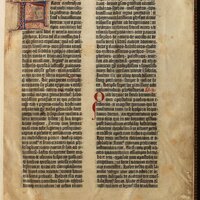 London, British Library, Gutenberg Bible on parchment, vol. 1, fol. 1r