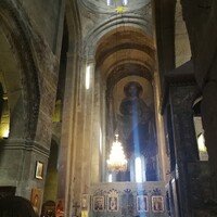Svetitskhoveli Cathedral, interior toward the east