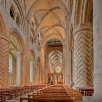 Durham Cathedral, view east