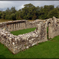 White Island, Ireland, ruined 12th-century church