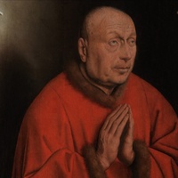 Ghent Altarpiece, detail of Joos Viid